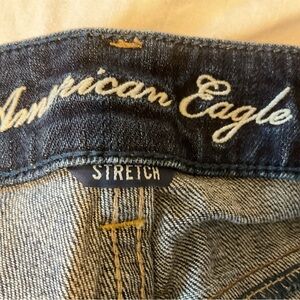 American Eagle Dark Blue Denim Shorts